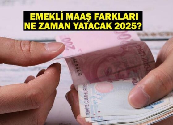 EMEKLİ MAAŞ FARKLARI NE ZAMAN YATACAK 2025 Memur ve memur emeklisi maaş farkları ödeme tarihi