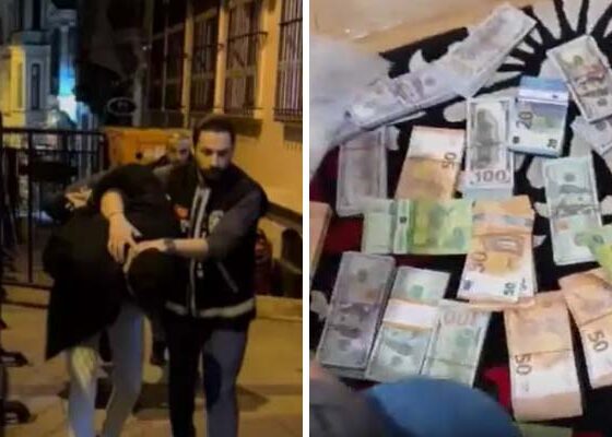 Beyoğlu'nda operasyon: Sahte 112 bin euro ve 160 bin dolar ele geçirildi