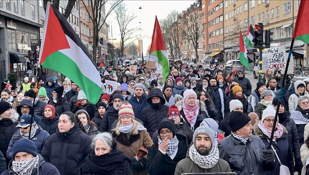 İsveç’te İsrail protestosu: “Soykırımı derhal durdurun!” – Son Dakika Dünya Haberleri