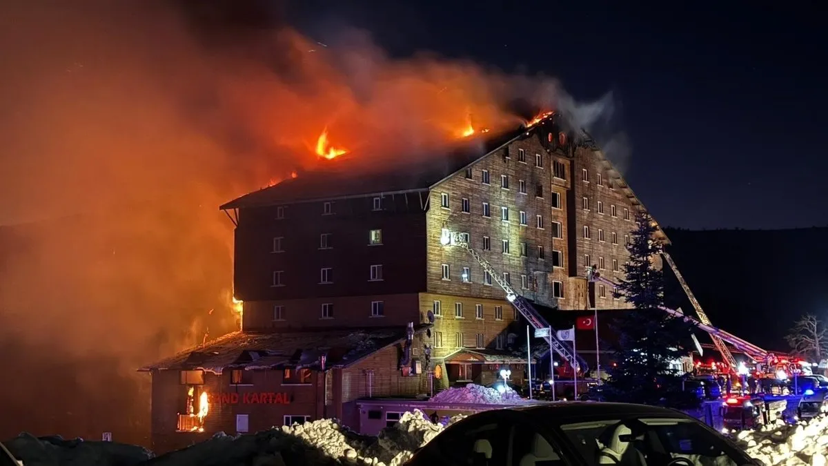 Kartalkaya’daki otel yangını soruşturmasında yeni gelişme: Belediye görevlilerine tutuklama talebi