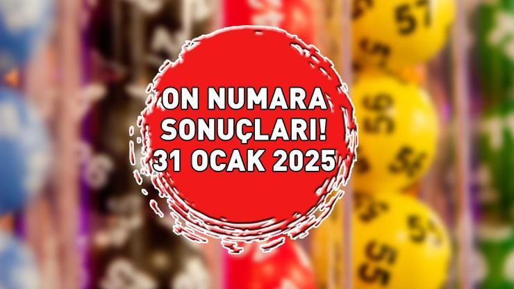 ON NUMARA SONUÇLARI EKRANI 31 OCAK 2025 | 2,8 milyon TL büyük ikramiyeli On Numara sonuçları açıklandı mı, saat kaçta açıklanır?