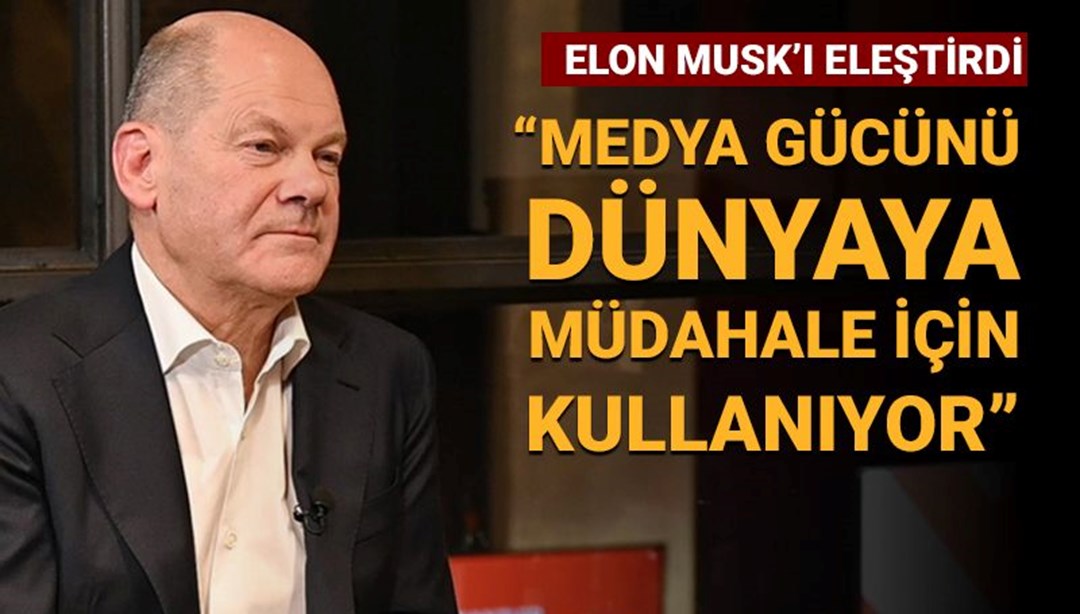 Scholz’dan Musk’a eleştiri: Gücünü dünyaya müdahale için kullanıyor – Son Dakika Dünya Haberleri