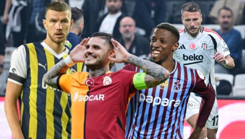 Süper Lig’de 19. hafta sonrası gol krallığında son durum: Immobile, Dzeko, Banza ve Icardi’nin kaç golü var?