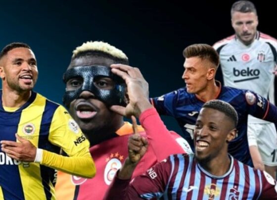 Süper Lig'de gol krallığında kıyasıya yarış: Immobile, Dzeko, Banza ve Osimhen'in kaç golü var?