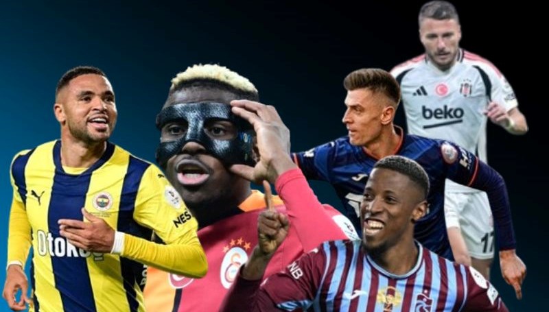 Süper Lig’de gol krallığında kıyasıya yarış: Immobile, Dzeko, Banza ve Osimhen’in kaç golü var?