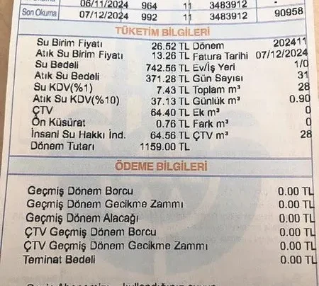 Yüksek su faturaları soyguna dönüştü