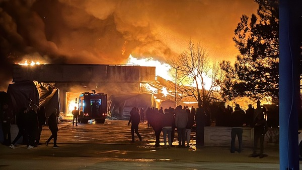 Afyonkarahisar OSB’de fabrika yangını haberi