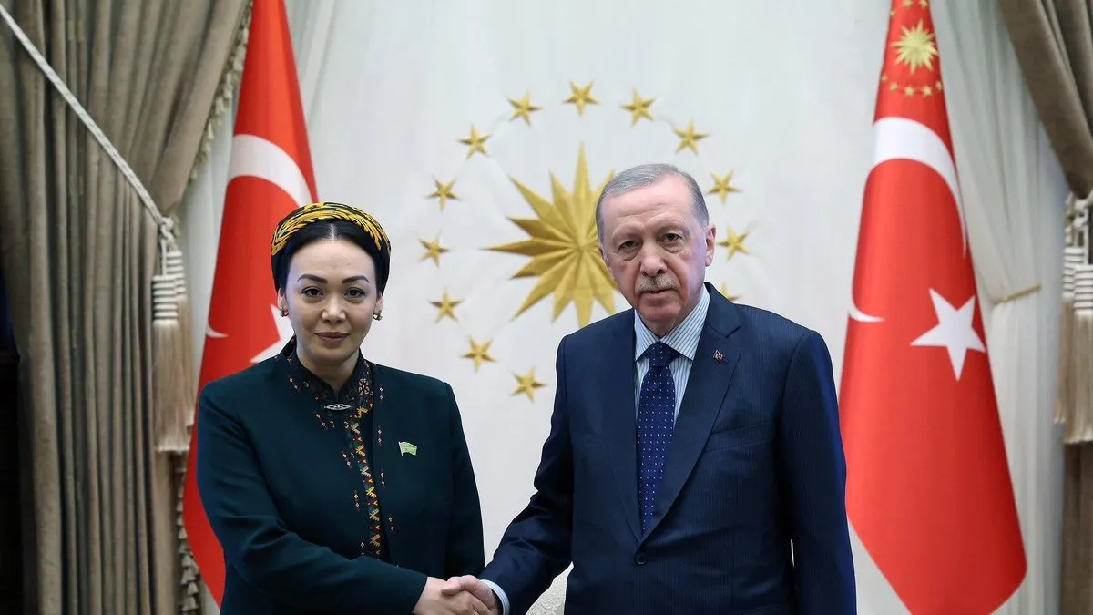 Başkan Erdoğan, Türkmenistan Meclis Başkanı Gulmanova'yı kabul etti