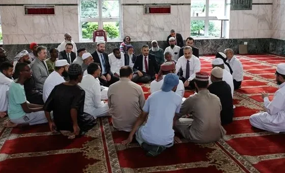 Dışişleri Bakanı Fidan, Güney Afrika'da Nur'ul Hamidiye Camii'ni ziyaret etti