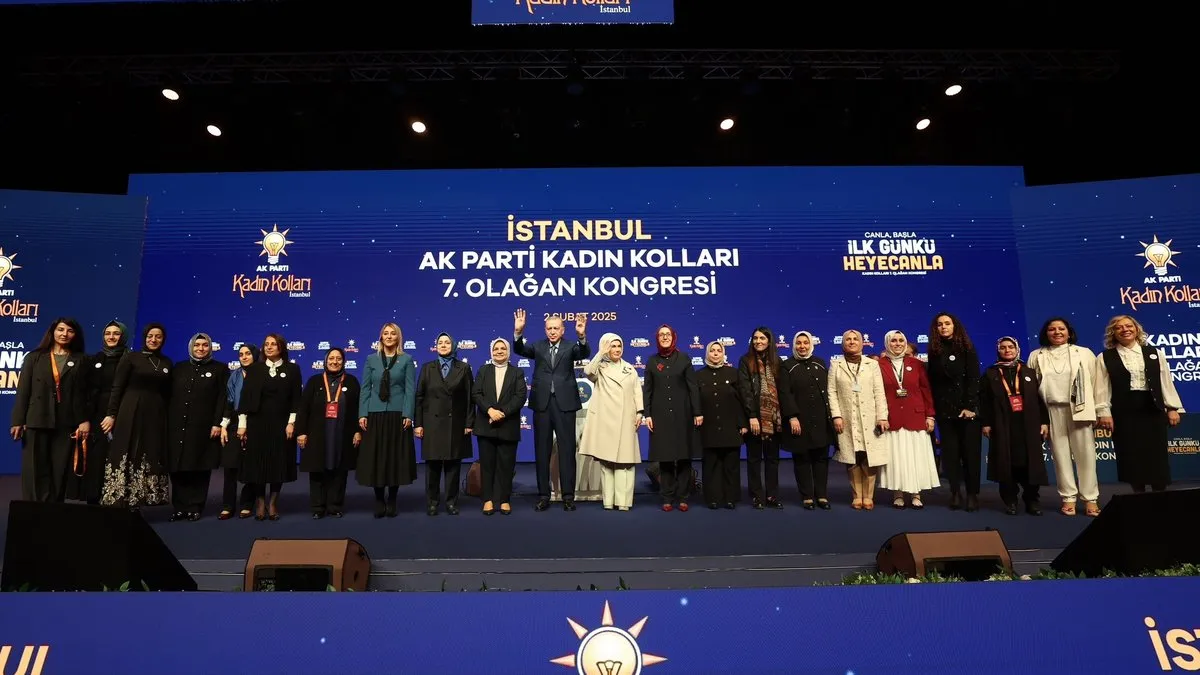 Emine Erdoğan’dan AK Parti İstanbul İl Kadın Kolları 7. Olağan Kongresi’ne ilişkin paylaşım