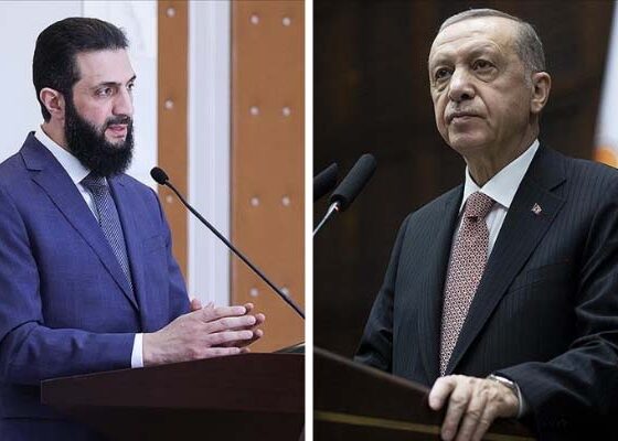 Erdoğan ve Şara görüşmesi başladı