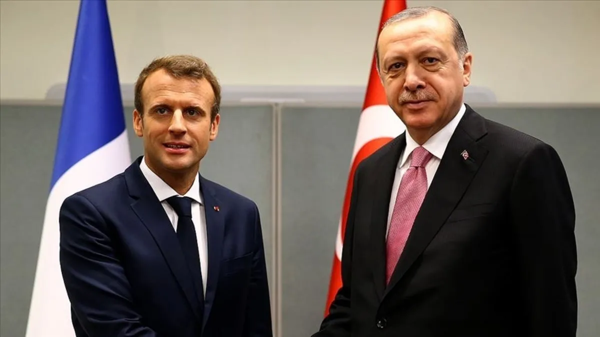 SON DAKİKA | Başkan Erdoğan Macron ile görüştü