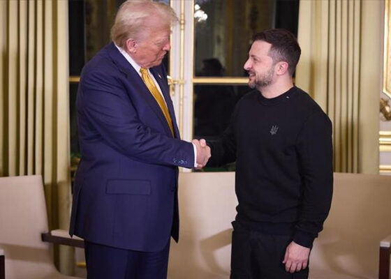 Trump ve Zelenskiy bir araya geldi haberi