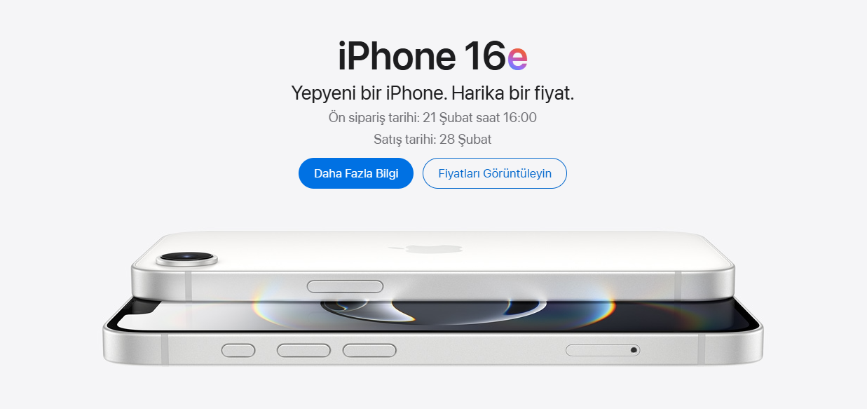 iPhone 16e özellikleri ve fiyatı! iPhone 16e tanıtıldı