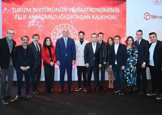 Bakan Ersoy’dan 40 yıllık telif sorununa neşter! "Gastronomi Sektöründe Telif Hakları İçin tarihî adım atıldı"