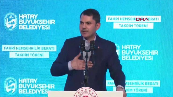 Bakan Kurum: Hatay’da 46 bin konut teslim edildi