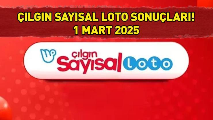 ÇILGIN SAYISAL LOTO SONUÇLARI 1 MART 2025: 634,6 milyon TL büyük ikramiyeli Çılgın Sayısal Loto sonuçları açıklandı mı? Sonuç sorgulama ekranı!