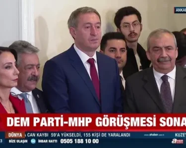 DEM Parti heyeti, MHP'yi ziyaret etti! İşte ilk açıklama