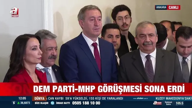 DEM Parti heyeti, MHP’yi ziyaret etti! İşte ilk açıklama