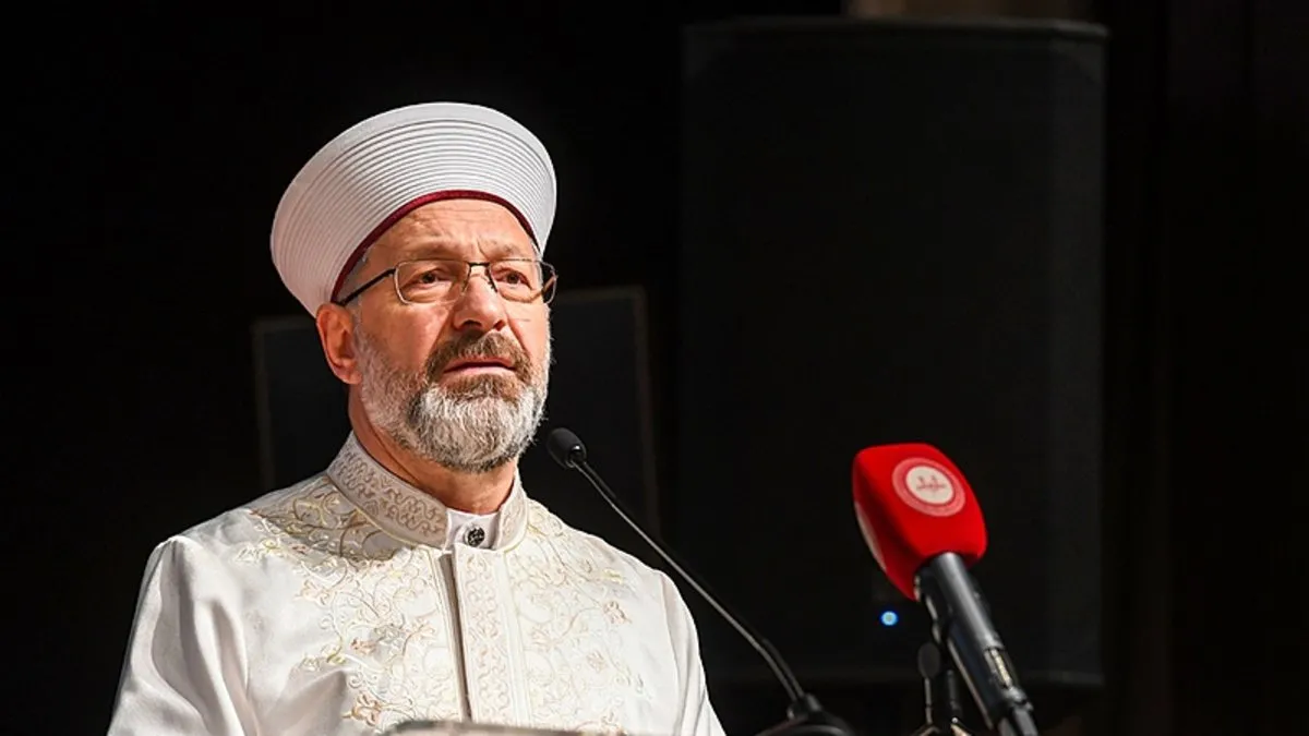 Diyanet İşleri Başkanı Ali Erbaş: 2 milyar Müslüman eğer güçlerini birleştirirse Filistinlilere o zaman özgürlük gelir