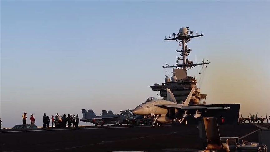 Husi Sözcüsü Seri:ABD uçak gemisi USS Harry S. Truman’ı hedef aldık haberi