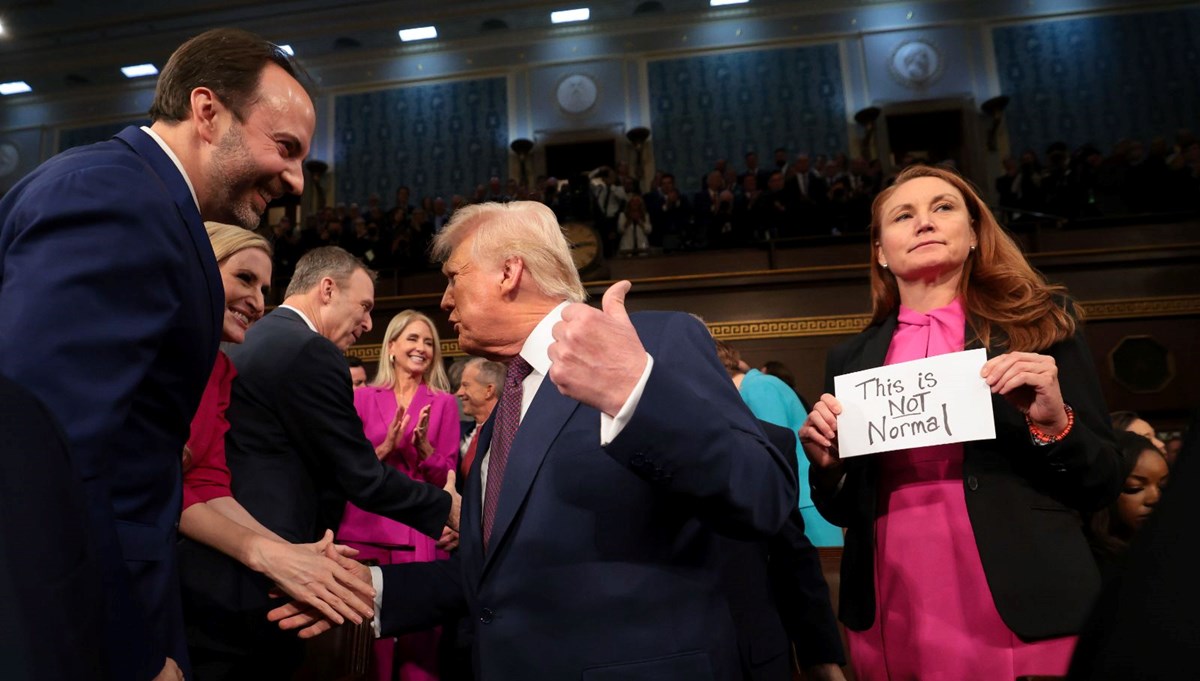 İlk Kongre’de Trump’a hem içeride hem dışarıda protesto: “ABD’de diktatör olmaz”