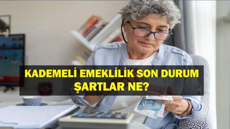 Kademeli Emeklilik Çıkacak Mı, Prim Gün Yaş Şartı Var Mı? 2025 Kademeli Emeklilik Son Durum