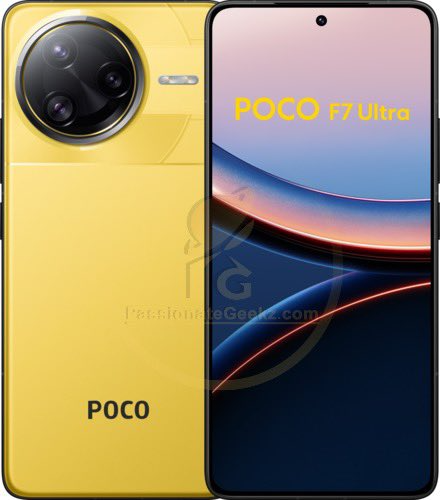 POCO F7 Ultra ve F7 Pro tasarımları ortaya çıktı